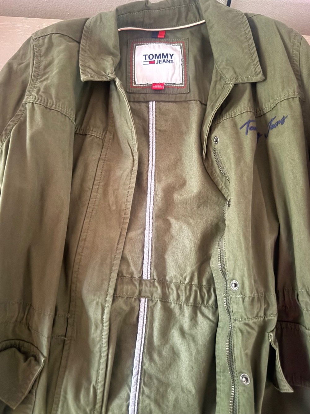 Tommy Hilfiger Green Utility Jacket
